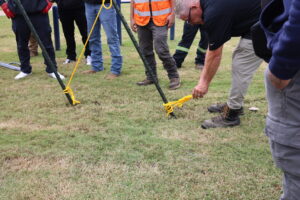 Participants Learning a Shoreline Anchoring Technique