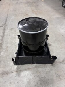 ACME Environmental's Collapsible Berm used for secondary containment