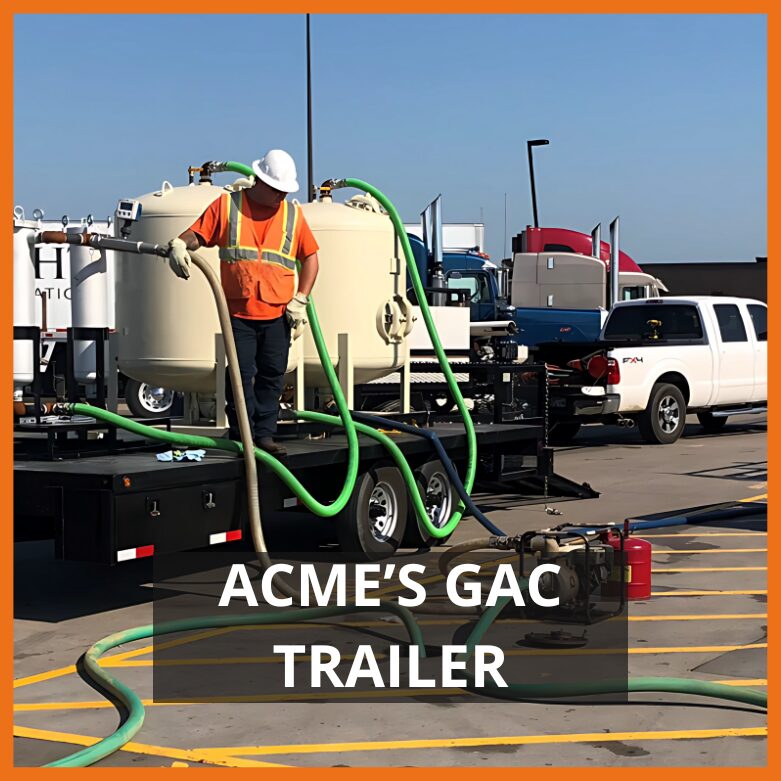 ACME's GAC Trailer, Granular Activated Carbon Trailer In Action