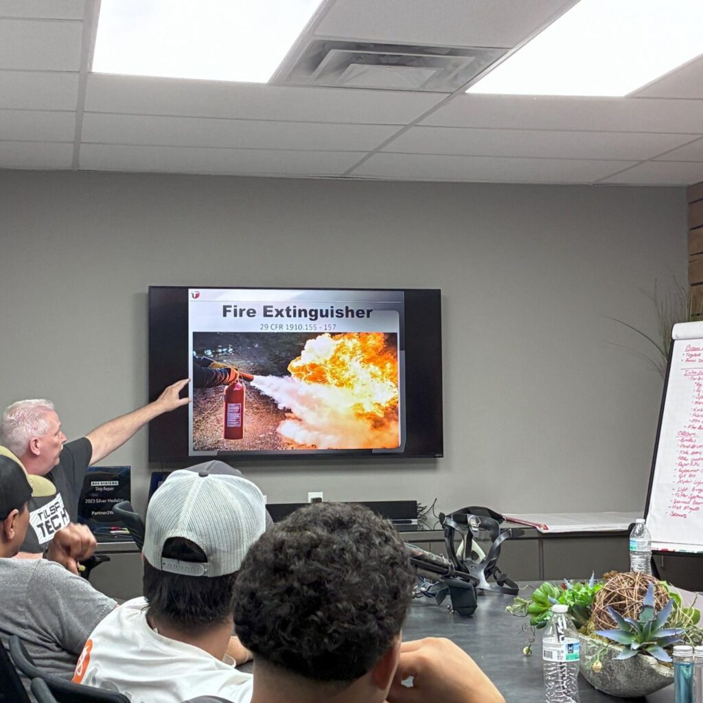 ACME monthly safety training session