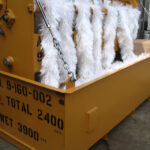 Oil mop skimmer ready to use