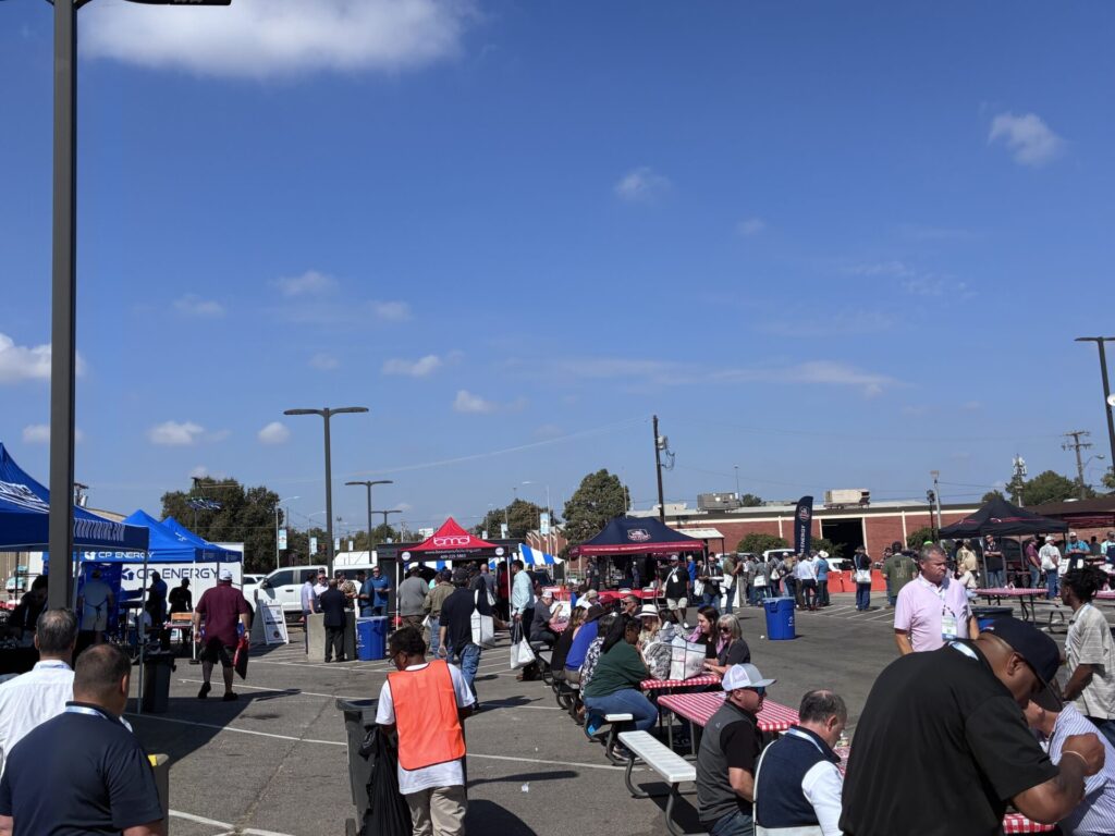 Food stands at the 2025 OERB Trade Show