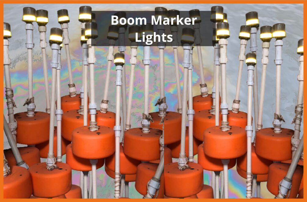 Thumbnail of Boom Marker Lights to Make Deployed Boom More Visible at Night