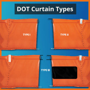 Department of transportation DOT turbidity curtain and silt barrier types