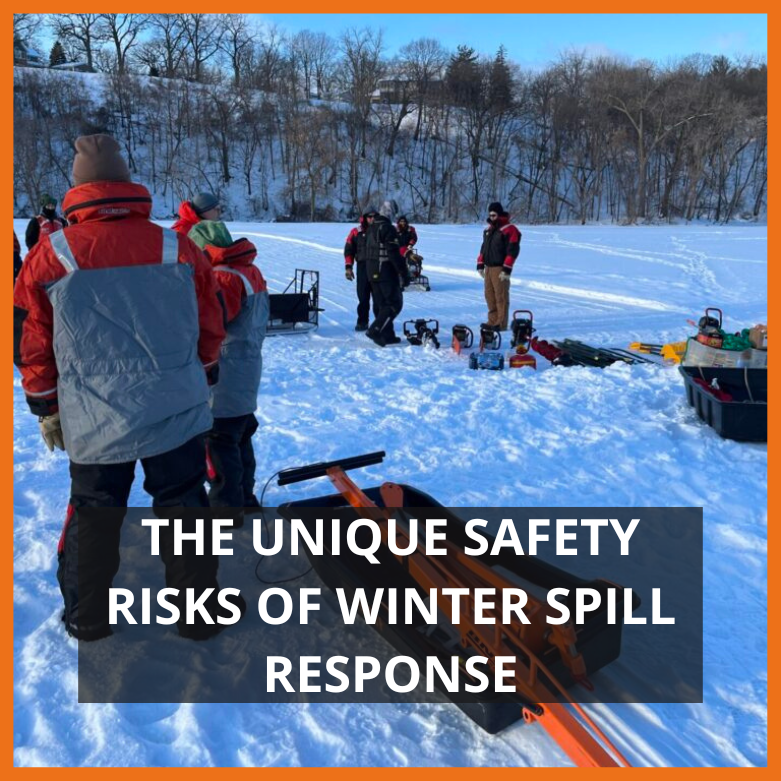 Thumbnail for an article over unique safety risks of winter spill response