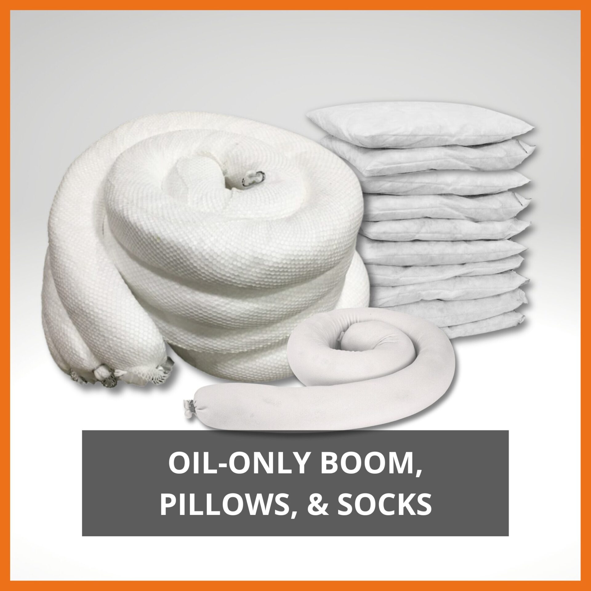 Oil-Only Boom, Pillows & Socks