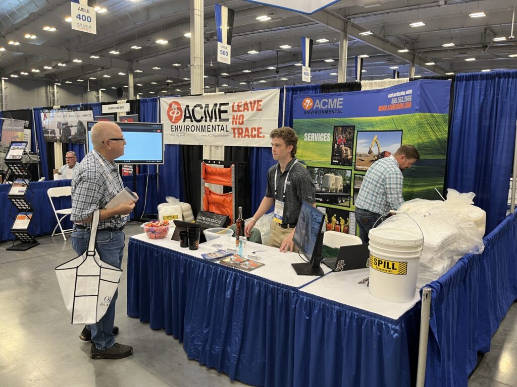 ACME Environmental's booth at OERB's Expo and Trade Show