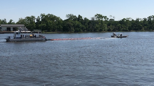 boat being towed on lake in florida during scaa annual meeting